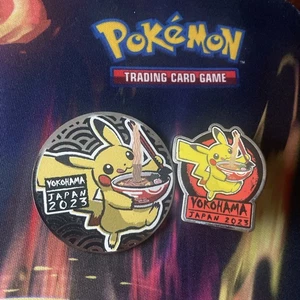 Spilla e moneta Pikachu 2023 Pokemon Campionato del Mondo Yokohama Giappone - Foto 1 di 4