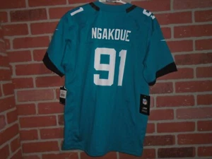 JACKSONVILLE JAGUARS YANNICK NGAKOUE NIKE JERSEY YOUTH XL 18/20 NUOVA CON ETICHETTE - Foto 1 di 3