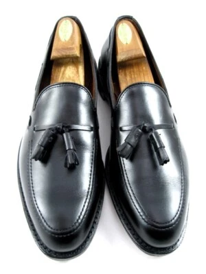 Allen Edmonds "GRAYSON"  Men's Leather Tassel Loafers 11.5 A Black USA (529N) - Image 1 of 4