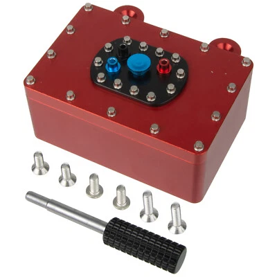 RC Crawler Aluminum Fuel Cell Receiver Box Tank For 1/10 Rigs SCX10 PR10 TRX4/6 - Image 1 of 2