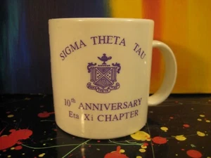 Gannon University Erie Pennsylvania Sigma Theta Tau Eta Xi Chapter Plastic Mug - Picture 1 of 3