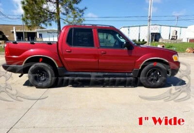 Ford Explorer Sport Trac 2001-2005 camioneta guardabarros embellecedor acero inoxidable 4 piezas 1" Foto 1 de 4