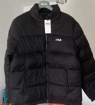 Fila. Anorak negro de hombre. Talla L - Imagen 1 de 4