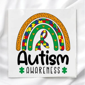 Panel de tela de conciencia del autismo para acolchar costura artesanía bloque de edredón AASS74965 - Imagen 1 de 2