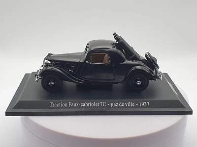 Citroen Traction A.7C Faux Cabrio Metano Atlas 1/43 Nero - Immagine 1 di 2