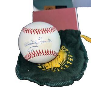 WHITEY FORD NY YANKEES  AUTOGRAPHED BASEBALL UPPER DECK UDA AUTHENTICATED