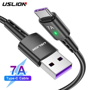 7A Fast USB Cable Type C Cable Fast Charging Data Cord Wire For Samsung Xiaomi - Picture 1 of 13