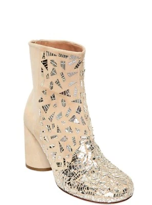 $1590 NUEVO EN CAJA Botas Maison Martin Margiela Tostadas 80 mm Espejos Rotos Edición Limitada 7.5 37.5 Foto 1 de 4
