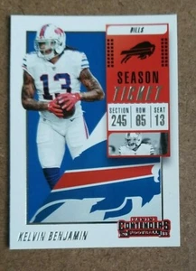 Panini Contenders #89 2018 Kelvin Benjamin - Buffalo Bills - Imagen 1 de 2