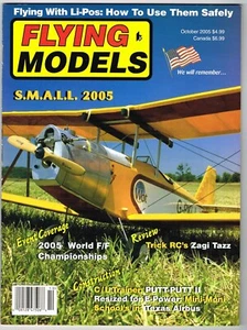 FLYING MODELS Rivista Ottobre 2005 Mini-Mori Elettrico R/C - Foto 1 di 3