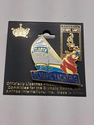 Atlanta 1996 Savannah Site of Olympic Yachting Sailing Sailboat Olympic Pin - Image 1 of 2