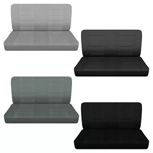 Fits 1977-1994 Ford F150 truck Front Bench seat covers Cotton Solid Colors - Foto 1 di 23