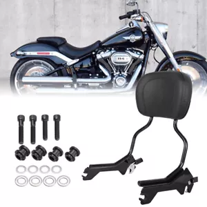 Respaldo de barra Sissy para pasajero trasero para Harley Fat Boy FLFBS FXBRS 2018-24 - Imagen 1 de 6