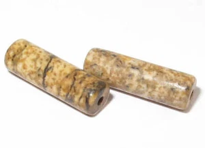 Picture - Jasper. Perlen. Rollen. 12x4mm. Strang ca. 30 Stück - Picture 1 of 1