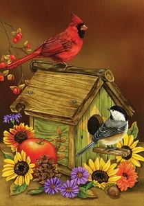 Toland Home Garden 101221 Otoño Melodía Otoño Jardín Bandera 28x40 Pulgadas Doble Si... - Imagen 1 de 5