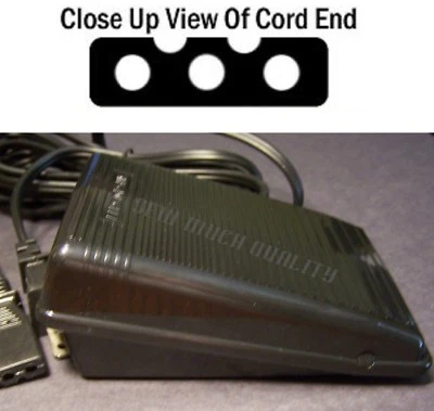FOOT CONTROL PEDAL W/ Cord Singer 93220 93234 9408 9420 9423 9432 9444 PRO4D + - Image 1 of 4