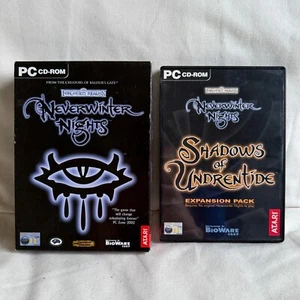 Neverwinter Nights Forgotten Realms PC Windows 98 Big Box + Undrentide Exp Pack - Picture 1 of 12