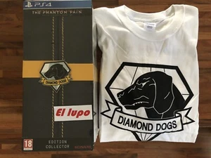 METAL GEAR SOLID V 5 THE PHANTOM PAIN SONY PS4 EDITION COLLECTOR NEUF+ TEE SHIRT - Foto 1 di 8