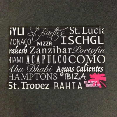 Fußmatte Salonloewe Decomatte Eazybelly Städte Luxus Indoor /  44cm*67cm - Bild 1 von 3