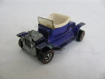 Vintage 1968 Mattel Hot Wheels Redline Purple Hot Heap VG - Image 1 of 4