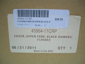 Black Diamond Upper Fork COVER 45964-11CRP Harley FLHXSE2 Screamin' Eagle CVO - Picture 1 of 6