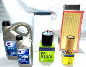 KIT TAGLIANDO MERCEDES CLASSE A W169 B W245 160 180 200 CDI 6L 5W30 + 4 FILTRI - Picture 1 of 5