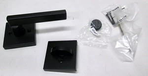 Kwikset 968HFL SQT Halifax Confezione Maniglia Interna Nero Opaco - LEGGI - Foto 1 di 3