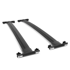 Fit 10-24 Toyota 4Runner Aluminum Black Roof Rack Rail Cross Bars Cargo Carrier - Picture 1 of 6