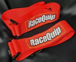 RaceQuip Latch & Link Racing Harness Shoulder Straps Only - Red - Picture 1 of 5