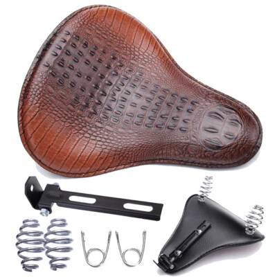 Para Suzuki Savage Boulevard LS650 Chopper Bobber Asiento Solo Grande Montaje de Resorte Foto 1 de 4
