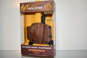 MFT Hybrid Holster Right Hand Waistband Springfield Hellcat H4-SFD-2-BR1 Brown - Picture 1 of 2