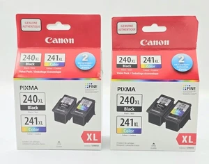 Lot of 2 Canon PG-240XL/C241XL High-Yield Black and Color Ink Cartridges Bundle - Bild 1 von 4