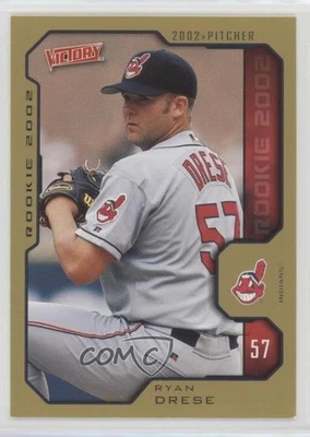 2002 Upper Deck Victory Rookie 2002 Gold Ryan Drese #519 - Image 1 of 2