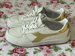 Unworn Diadora 80sXMagic basket Elite Trainers 80s Casuals Size 7.5 Free P&P - Picture 1 of 5
