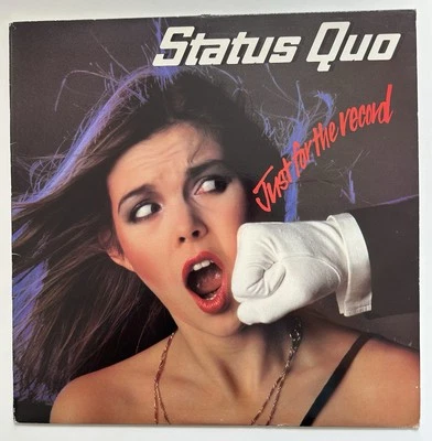 Status Quo : Just For The Record 1979 UK red vinyl compilation LP A1/B1 EX/VG+ - Image 1 of 4