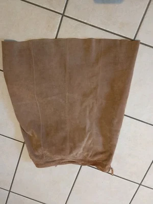 Suede Leather Skirt - Image 1 of 2