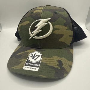 '47 Truckermütze Tampa Bay Lightning Camo schwarz Mesh verstellbar - Bild 1 von 6