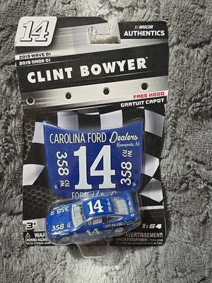 Clint Bowyer #14 Carolina Ford Dealers Throwback Wave 1 2018 Ford Fusion 1:64 - Image 1 of 3