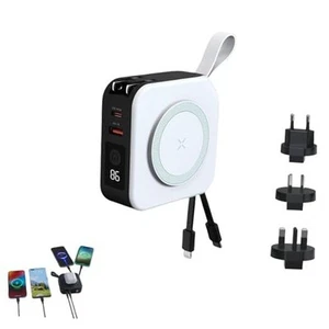  22.5W 5 in 1 Travel Pro Power Bank- Multifunctional 10000mAh Mobile Phone  - Picture 1 of 7