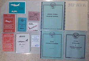 Boeing 737-300 Component Maintenance Manuals, ALOHA Airlines Lot of 12 Books - Picture 1 of 15