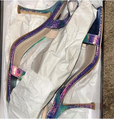 Tacones Nine West multicolores talla 11 para mujer Foto 1 de 3