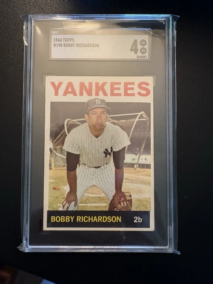 1964 Topps - Bobby Richardson #190 SGC 4 - Image 1 of 1