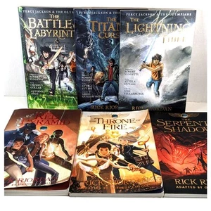 Lot of 6 Graphic Novels Rick Riordan's PERCY JACKSON/KANE CHRONICLES - Picture 1 of 4