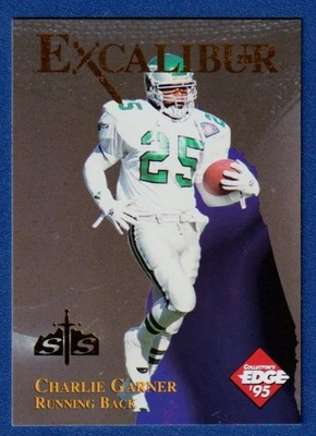 CHARLIE GARNER 1995 Excalibur 22K Sword Stone Gold #23 Eagles Collector's Edge! - Image 1 of 2