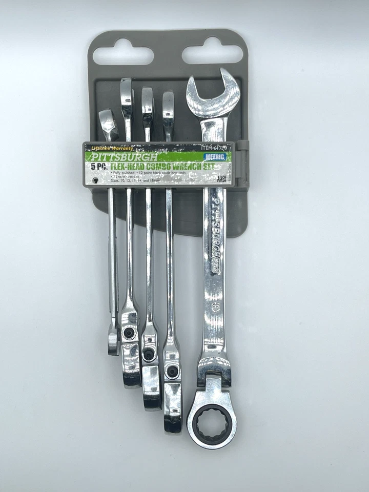 Pittsburgh 5PC Flex Head Wrench Set - 61710 - Image 1 of 4