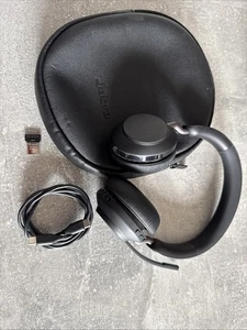 Jabra Evolve2 65 Cuffie Stereo Wireless (MS Teams, USB-A) - Nero - Foto 1 di 12