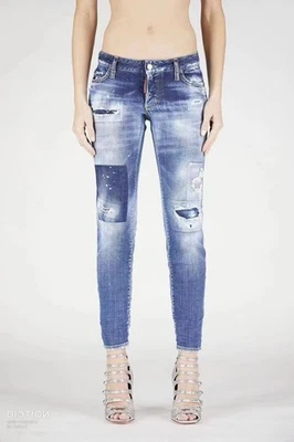 DSQUARED2 Woman Jeans New Light Ripped Wash Cool Girl Jeans all sizes - Image 1 of 2