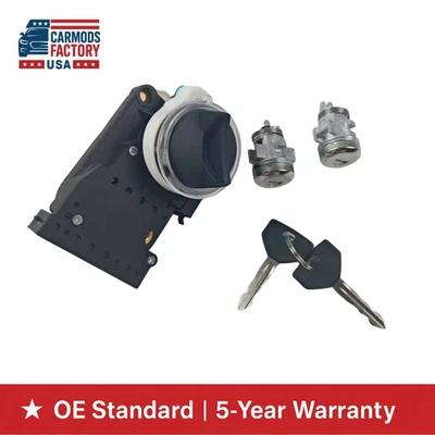 For 94-02 Dodge Ram 1500 2500 3500 Ignition & Door Lock Cylinder Keyed Alike - Imagem 1 de 4