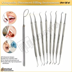 Basic Filling Composite Instruments Dental Restorative Scaler Burnisher Spatula - Picture 1 of 10