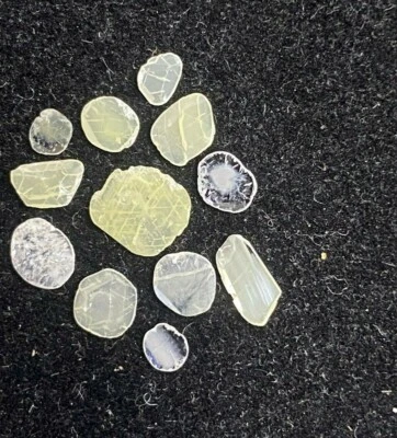 Real Polki Natural Diamond 1.19TCW 12 Pcs Lot Yellow Gray Sparkling Mix Shape - Image 1 of 4